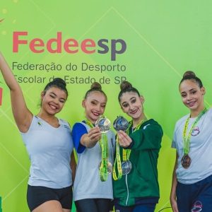 Jovens ginastas de São Paulo conquistam vaga para os Jogos Escolares da Juventude